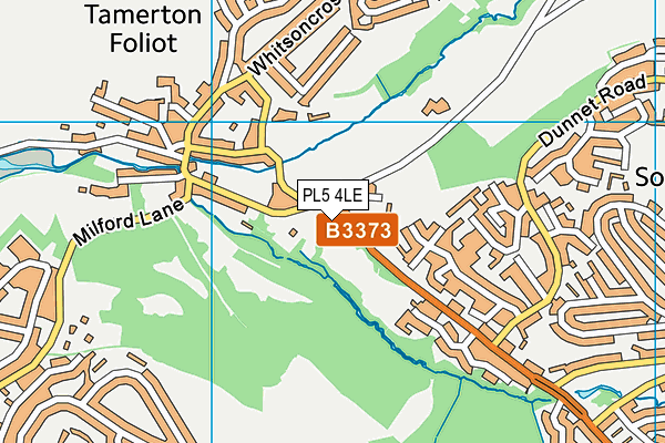 PL5 4LE map - OS VectorMap District (Ordnance Survey)