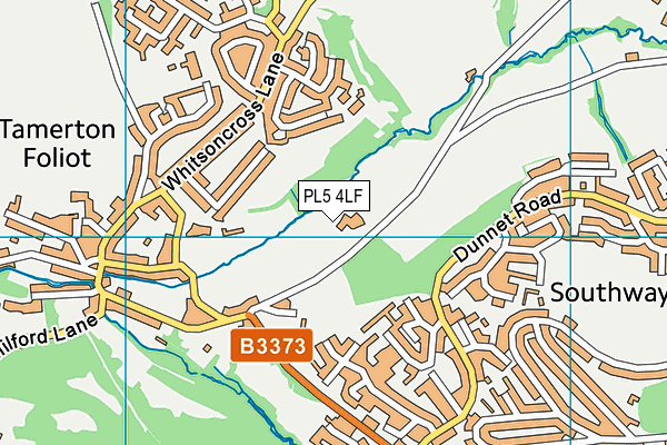 PL5 4LF map - OS VectorMap District (Ordnance Survey)