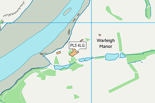PL5 4LG map - OS VectorMap District (Ordnance Survey)