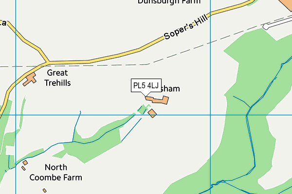 PL5 4LJ map - OS VectorMap District (Ordnance Survey)