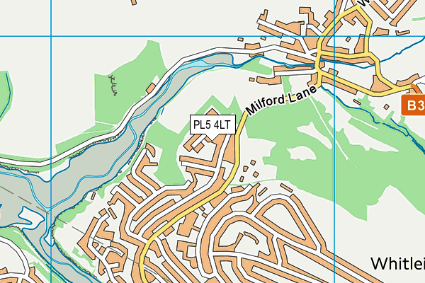 PL5 4LT map - OS VectorMap District (Ordnance Survey)