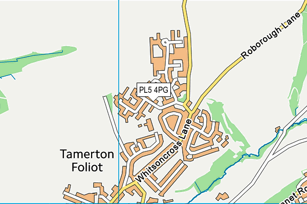 PL5 4PG map - OS VectorMap District (Ordnance Survey)