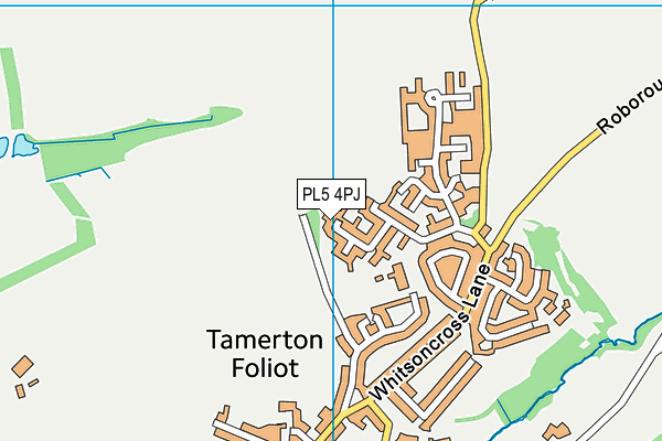 PL5 4PJ map - OS VectorMap District (Ordnance Survey)