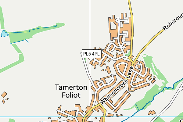 PL5 4PL map - OS VectorMap District (Ordnance Survey)