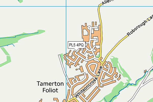 PL5 4PQ map - OS VectorMap District (Ordnance Survey)