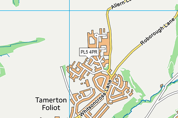 PL5 4PR map - OS VectorMap District (Ordnance Survey)