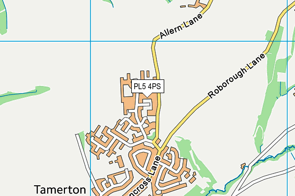 PL5 4PS map - OS VectorMap District (Ordnance Survey)
