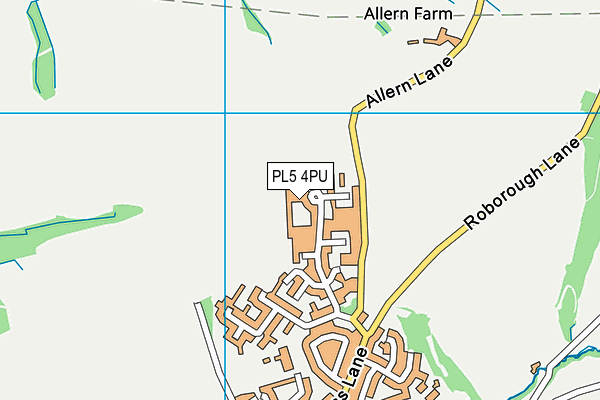 PL5 4PU map - OS VectorMap District (Ordnance Survey)