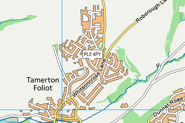 PL5 4PY map - OS VectorMap District (Ordnance Survey)