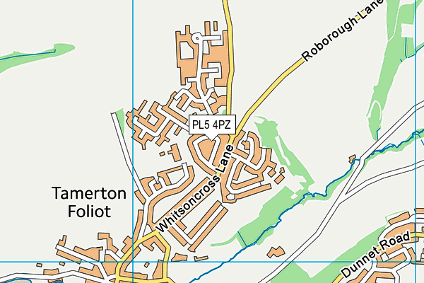 PL5 4PZ map - OS VectorMap District (Ordnance Survey)