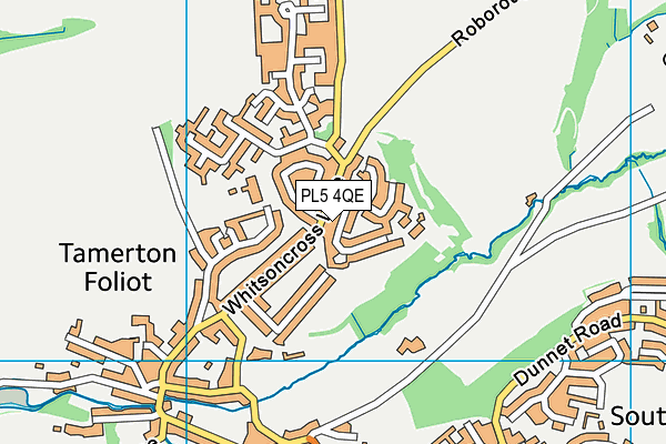 PL5 4QE map - OS VectorMap District (Ordnance Survey)