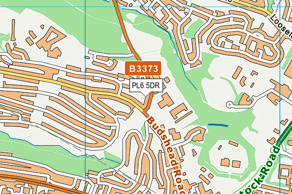 PL6 5DR map - OS VectorMap District (Ordnance Survey)