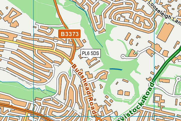 PL6 5DS map - OS VectorMap District (Ordnance Survey)