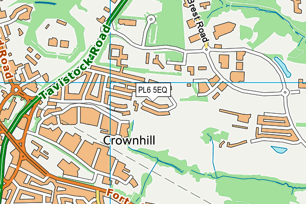 PL6 5EQ map - OS VectorMap District (Ordnance Survey)