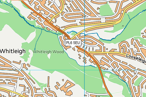 PL6 5EU map - OS VectorMap District (Ordnance Survey)