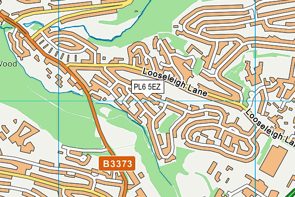 PL6 5EZ map - OS VectorMap District (Ordnance Survey)