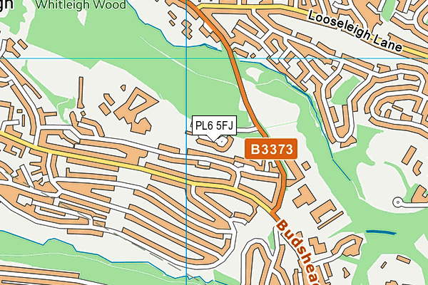 PL6 5FJ map - OS VectorMap District (Ordnance Survey)