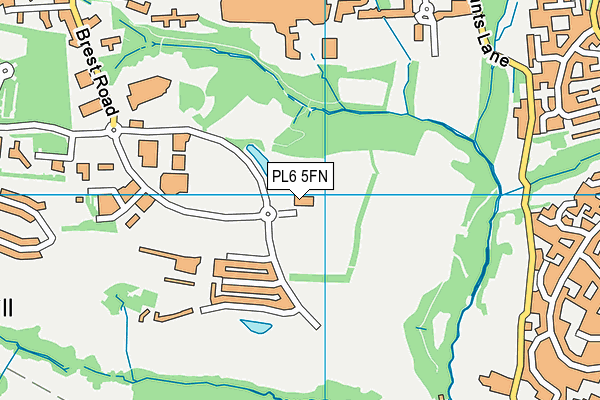PL6 5FN map - OS VectorMap District (Ordnance Survey)