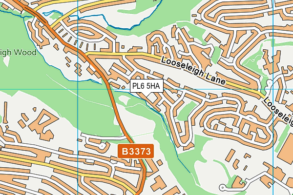 PL6 5HA map - OS VectorMap District (Ordnance Survey)