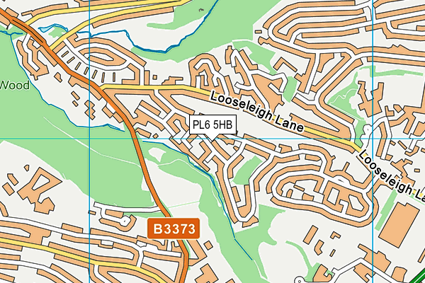 PL6 5HB map - OS VectorMap District (Ordnance Survey)