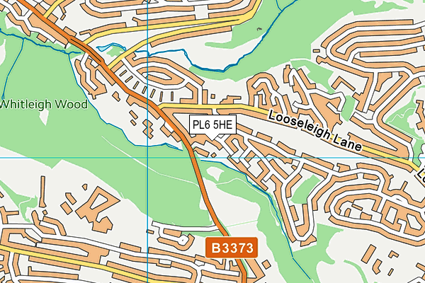 PL6 5HE map - OS VectorMap District (Ordnance Survey)