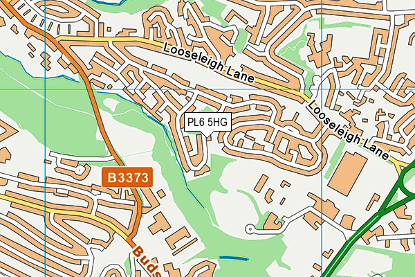 PL6 5HG map - OS VectorMap District (Ordnance Survey)