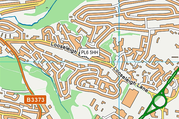 PL6 5HH map - OS VectorMap District (Ordnance Survey)
