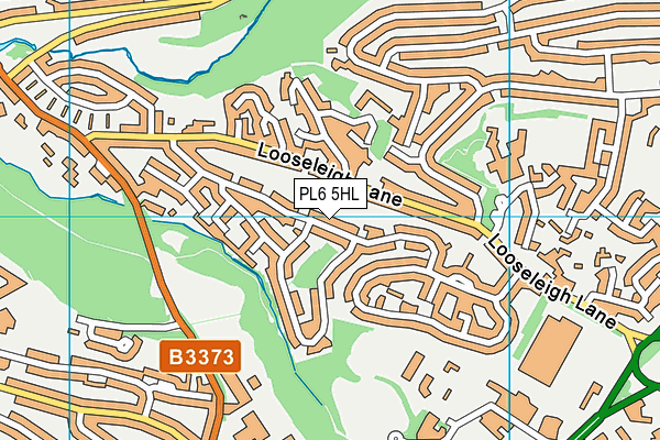 PL6 5HL map - OS VectorMap District (Ordnance Survey)