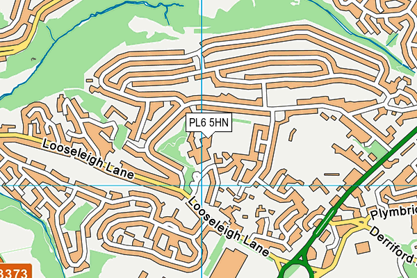 PL6 5HN map - OS VectorMap District (Ordnance Survey)