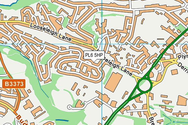 PL6 5HP map - OS VectorMap District (Ordnance Survey)