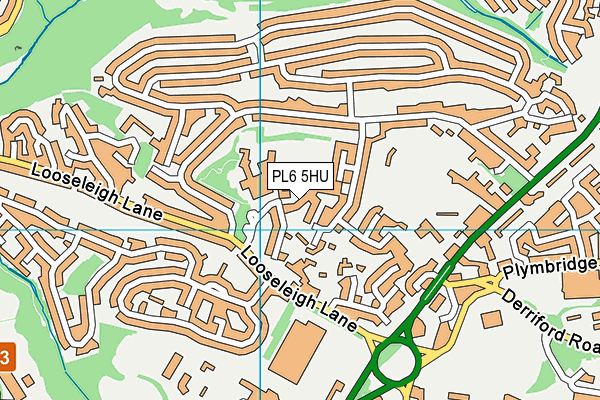 PL6 5HU map - OS VectorMap District (Ordnance Survey)