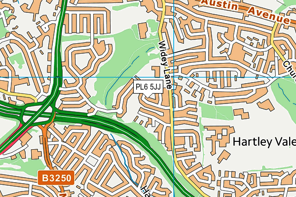 PL6 5JJ map - OS VectorMap District (Ordnance Survey)