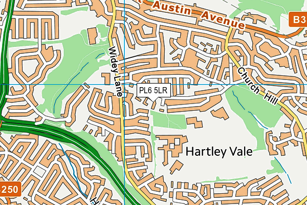 PL6 5LR map - OS VectorMap District (Ordnance Survey)