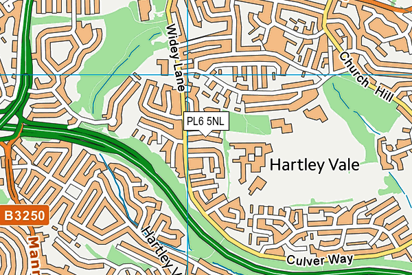 PL6 5NL map - OS VectorMap District (Ordnance Survey)