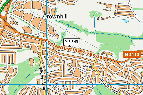 PL6 5NR map - OS VectorMap District (Ordnance Survey)