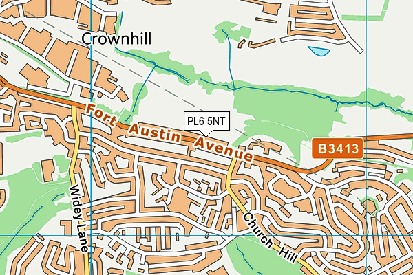 PL6 5NT map - OS VectorMap District (Ordnance Survey)