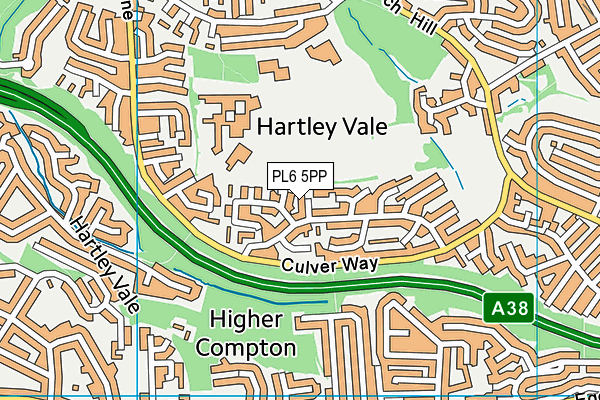 PL6 5PP map - OS VectorMap District (Ordnance Survey)