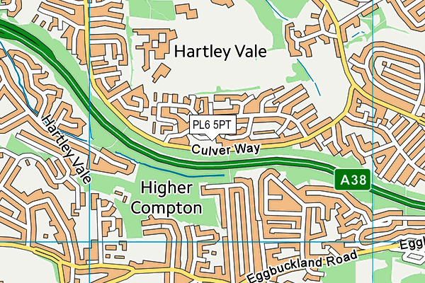 PL6 5PT map - OS VectorMap District (Ordnance Survey)