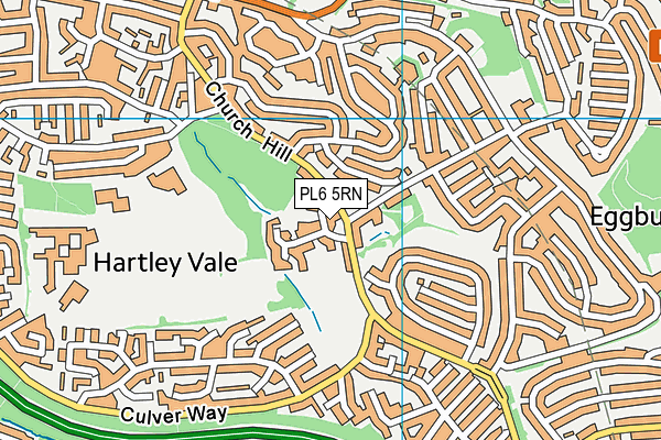 PL6 5RN map - OS VectorMap District (Ordnance Survey)