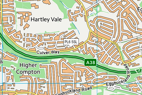 PL6 5SL map - OS VectorMap District (Ordnance Survey)