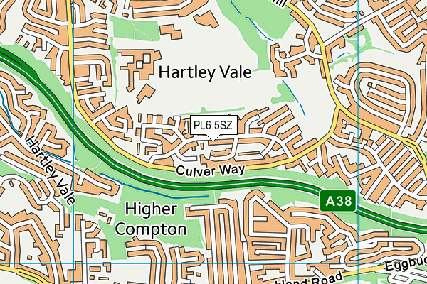 PL6 5SZ map - OS VectorMap District (Ordnance Survey)