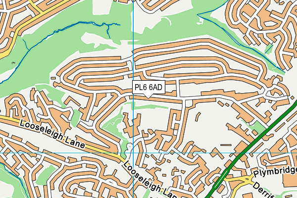 PL6 6AD map - OS VectorMap District (Ordnance Survey)