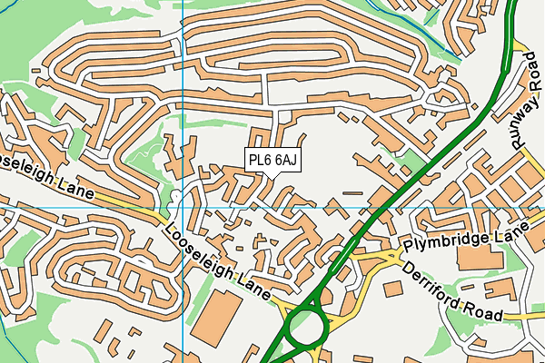 PL6 6AJ map - OS VectorMap District (Ordnance Survey)