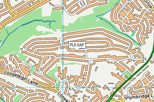 PL6 6AP map - OS VectorMap District (Ordnance Survey)