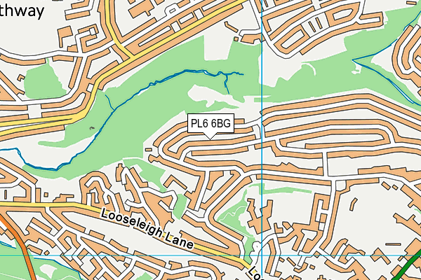 PL6 6BG map - OS VectorMap District (Ordnance Survey)