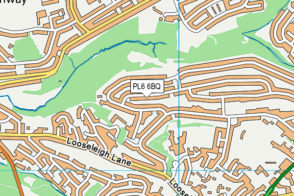 PL6 6BQ map - OS VectorMap District (Ordnance Survey)