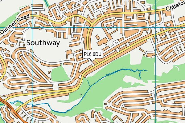 PL6 6DU map - OS VectorMap District (Ordnance Survey)