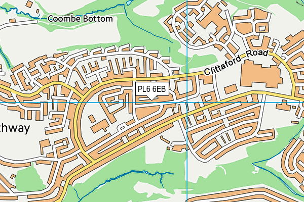 PL6 6EB map - OS VectorMap District (Ordnance Survey)