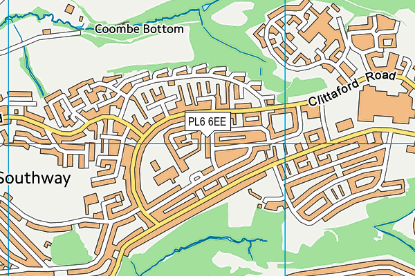 PL6 6EE map - OS VectorMap District (Ordnance Survey)
