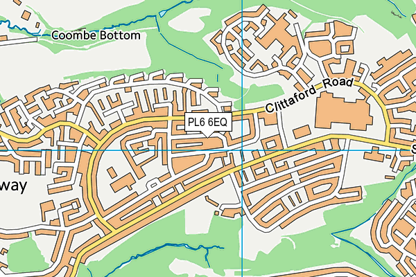 PL6 6EQ map - OS VectorMap District (Ordnance Survey)